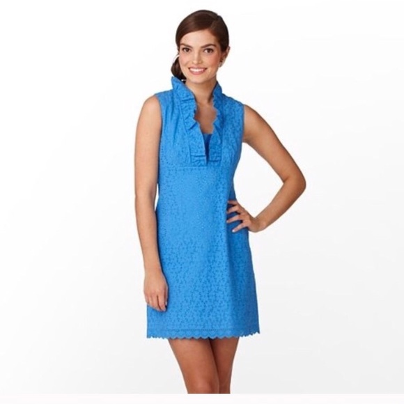 Lilly Pulitzer Dresses & Skirts - Lilly pulitzer Adeline seersucker dress blue 10